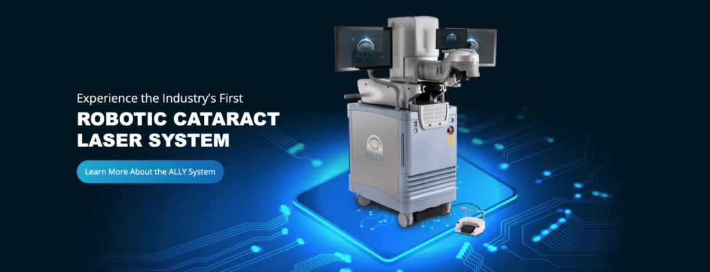 Lensar's ally robotic laser cataract surgery system